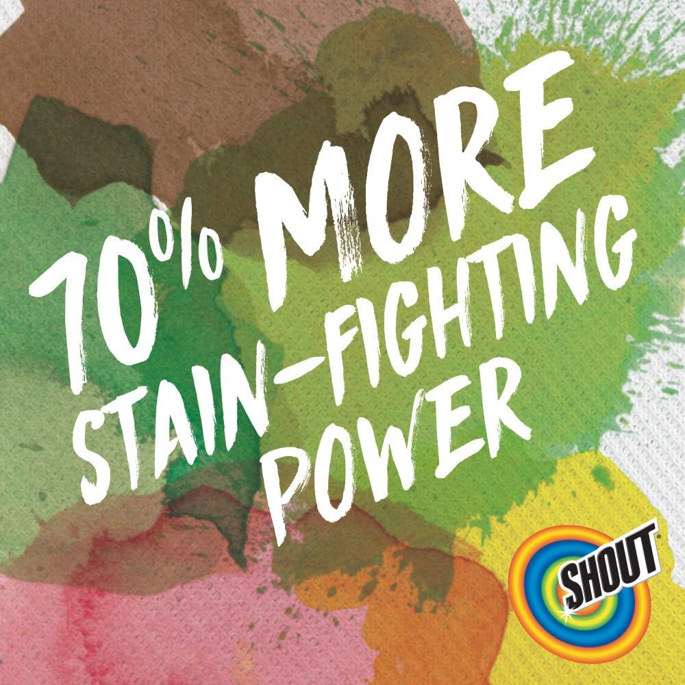 Shout Advanced Laundry Stain Remover Gel, Breaks Down 100+ Types of Tough Stains - 22oz Spray
