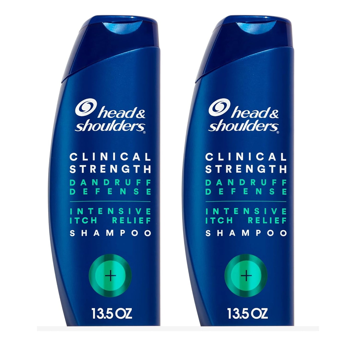 Head & Shoulders Clinical Dandruff Shampoo Twin Pack, Advanced Oil & Flake Control, Selenium Sulfide for Seborrheic Dermatitis Relief, Prescription Strength Scalp Care, Refreshing Citrus, 13.5 Oz Each