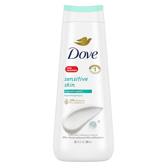 Dove Hypoallergenic Body Wash To Moisturize Sensitive Skin Body Wash For Sensitive Skin Sulfate And Paraben Free 34oz