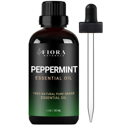 Tea Tree Essential Oil by Fiora Naturals- 100% Pure Organic Oil, for Face, Hair, Skin, Acne, Scalp, Foot and Toenails. Melaleuca Alternifolia, 1 oz /30ml