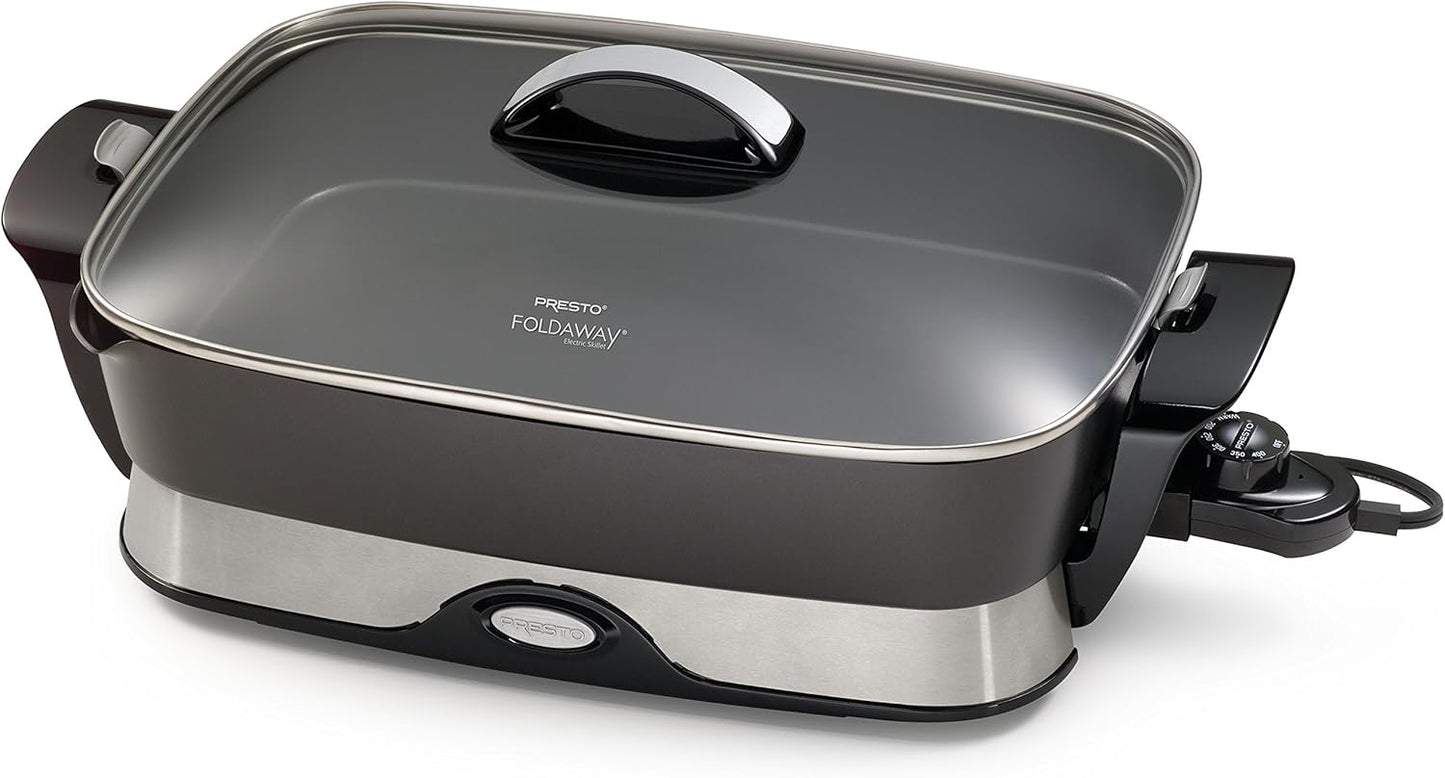Presto 06852 16-Inch Electric Skillet with Glass Cover