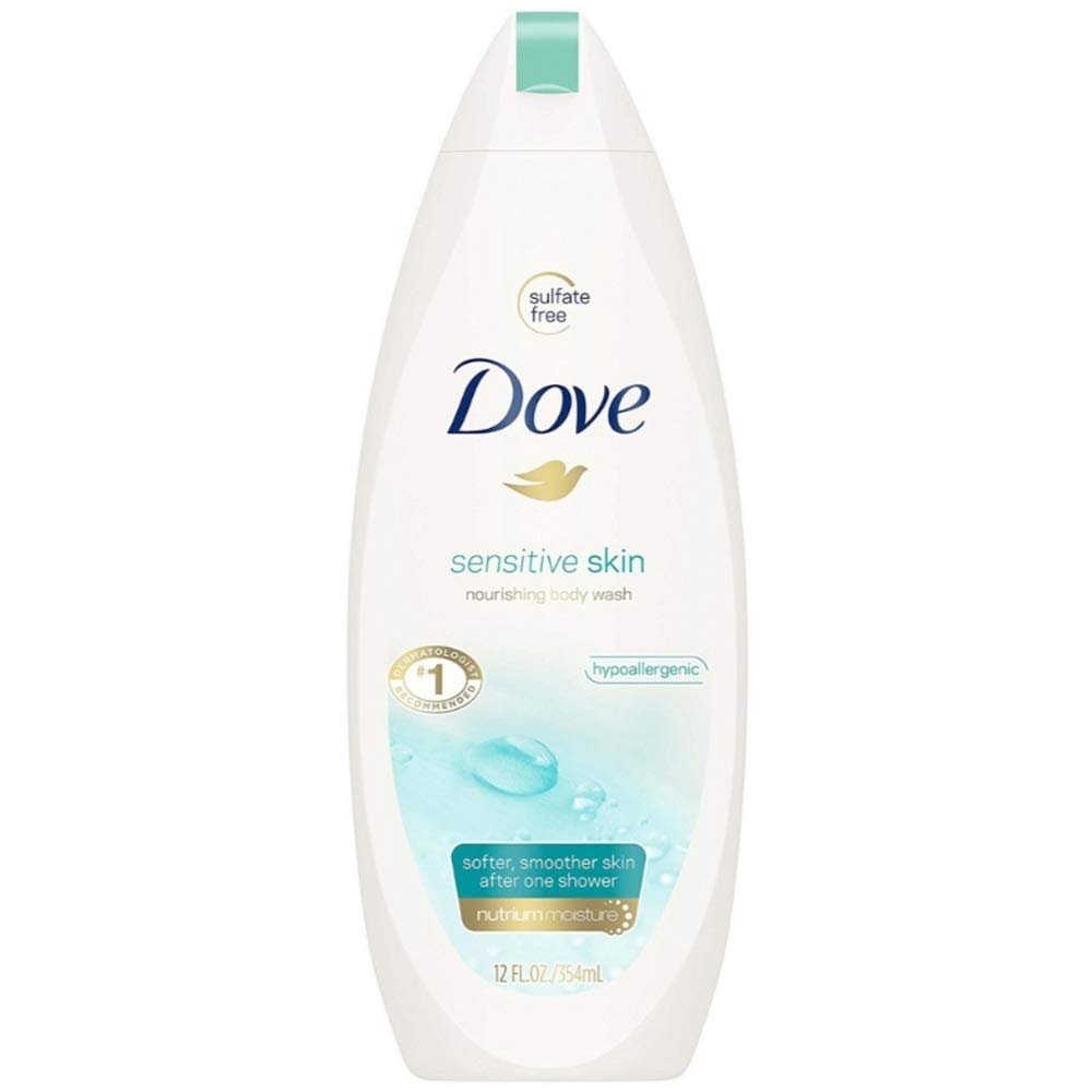 Dove Hypoallergenic Body Wash To Moisturize Sensitive Skin Body Wash For Sensitive Skin Sulfate And Paraben Free 34oz